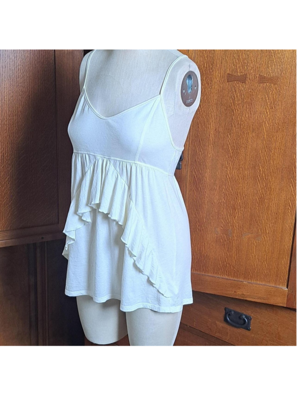 American Eagle Y2K Crochet Back Babydoll Tank Top ✨ - Picture 4 of 8